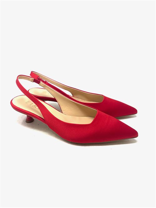 Slingback donna in raso rosso IL LACCIO | 894R002RASOROSSO